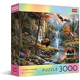 Trefl Wild Nature - 3000 Piece Puzzle 45.7"x 33.5" | Square Box, RED, DIY, Creative Entertainment, Classic Jigsaw, 15+