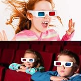 IRYNA 3D Glasses Anaglyph Red Cyan Paper Cardboard 10 Pairs view 4