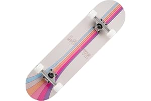 Amrgot Skateboards for Beginners,31 * 8 inches Complete Skateboards for Kids,Boys,Girls and Adults,7 Layer Maple Wood,Double Kick Deck Concave Standard and Tricks Skateboard
