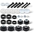 Nakkaa Subframe Body Mount Bushing Kit with Hardware Bushings Sub Frame Bolts Washers Compatible with Camaro 1967‑1972, Firebird 1967‑1972, Nova 1968‑1972