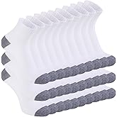 BOSSUN 30 Pairs Mens Ankle Socks - Thin Breathable Athletic Casual Quarter Sock For Men 9-12 Bulk Pack