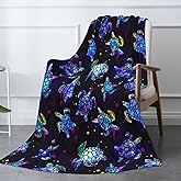 Sea Turtles Blanket Throw Blanket for Bed Soft Cozy Fluffy Couch Blankets Fleece Blanket Throw Gifts for Women Men Girls Boys 50