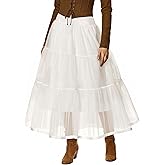 GRACE KARIN Women's Ankle Length Petticoats Wedding Slips Plus Size S-3X