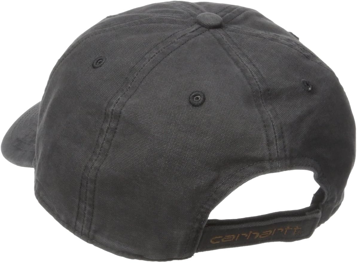 Carhartt Men's Medium Profile 100 Percent Cotton Odessa Force Cap, Black, One Size at  Men’s Clothing store