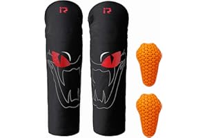 IRON JIA'S Motorcycle Knee Pads Winter Leg Warmers, CE Level 2 Protector Gear for Motorcycle, Skiing, Snowmobile