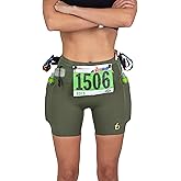 FlipBelt Women's Trail Run Compression Shorts