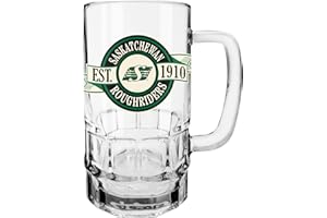 Inglasco CFL Saskatchewan Roughriders Banner Beer Stein Mug with Handle, 18-Ounce