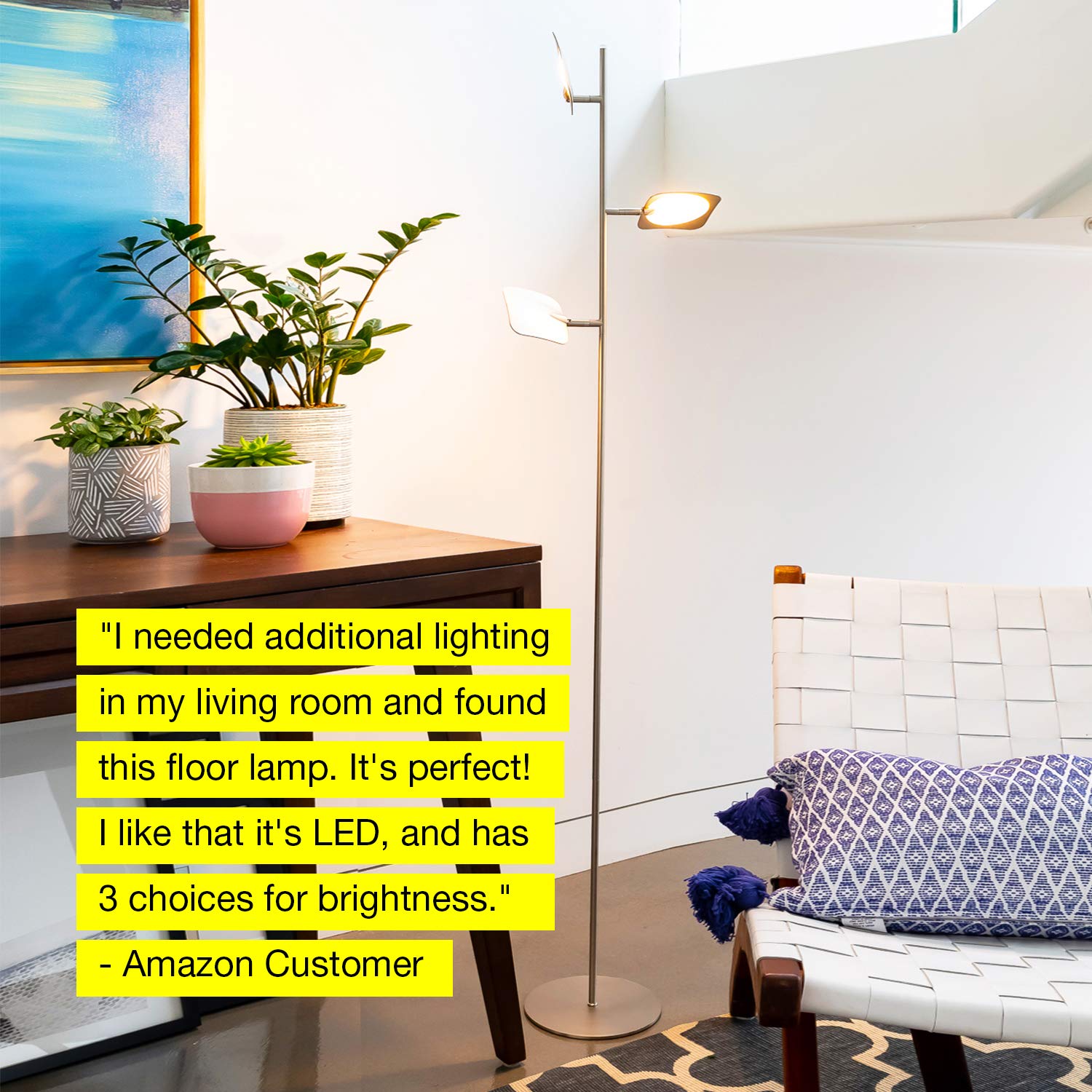 brightech tree spotlight led floor lamp