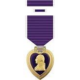 Uniform Accessories Unlimited Inc Purple Heart Medal Complete Box Set in Official Presentation Case (As Issued by US Military)-Veteran Owned Business