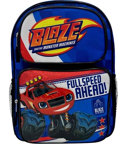 Blaze and the Monster Machines Mini Backpack w Adjustable Straps Bundle