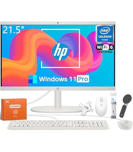 Amazon.com: HP 22-Inch All-in-One Computer, Intel Core i3-8130U