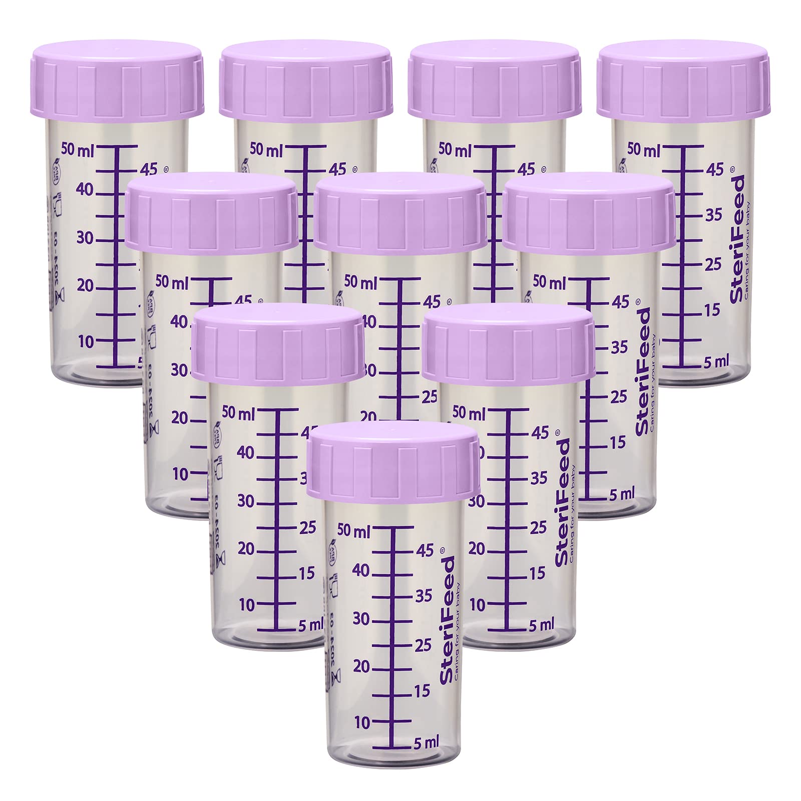 Sterifeed Baby Bottle, Disposable, Sterile, 50ml, Pack of 10