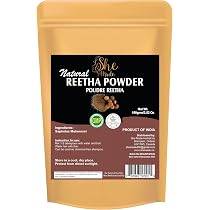 Poudre Ayurvédique Indienne Réetha Amla Shikakai Pure - Anti-pellicules & Soin Cheveux - Neuf