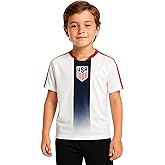 Icon Sports Officially Licensed US Soccer Federation Game Day Shirt - Unisex Kids