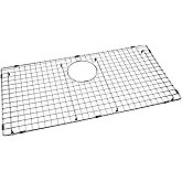 Serene Valley Sink Bottom Grid 28-3/8" x 14-3/16", Rear Drain with Corner Radius 3/8", Sink Protector NDG2915R