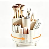 KDYNIX 360° Rotating Makeup Brush Holder, Makeup Organizers, Skincare & Nail Polish, Makeup organization, Countertop Storage 