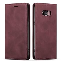 QLTYPRI Samsung Galaxy S8 Plus Case, Premium PU