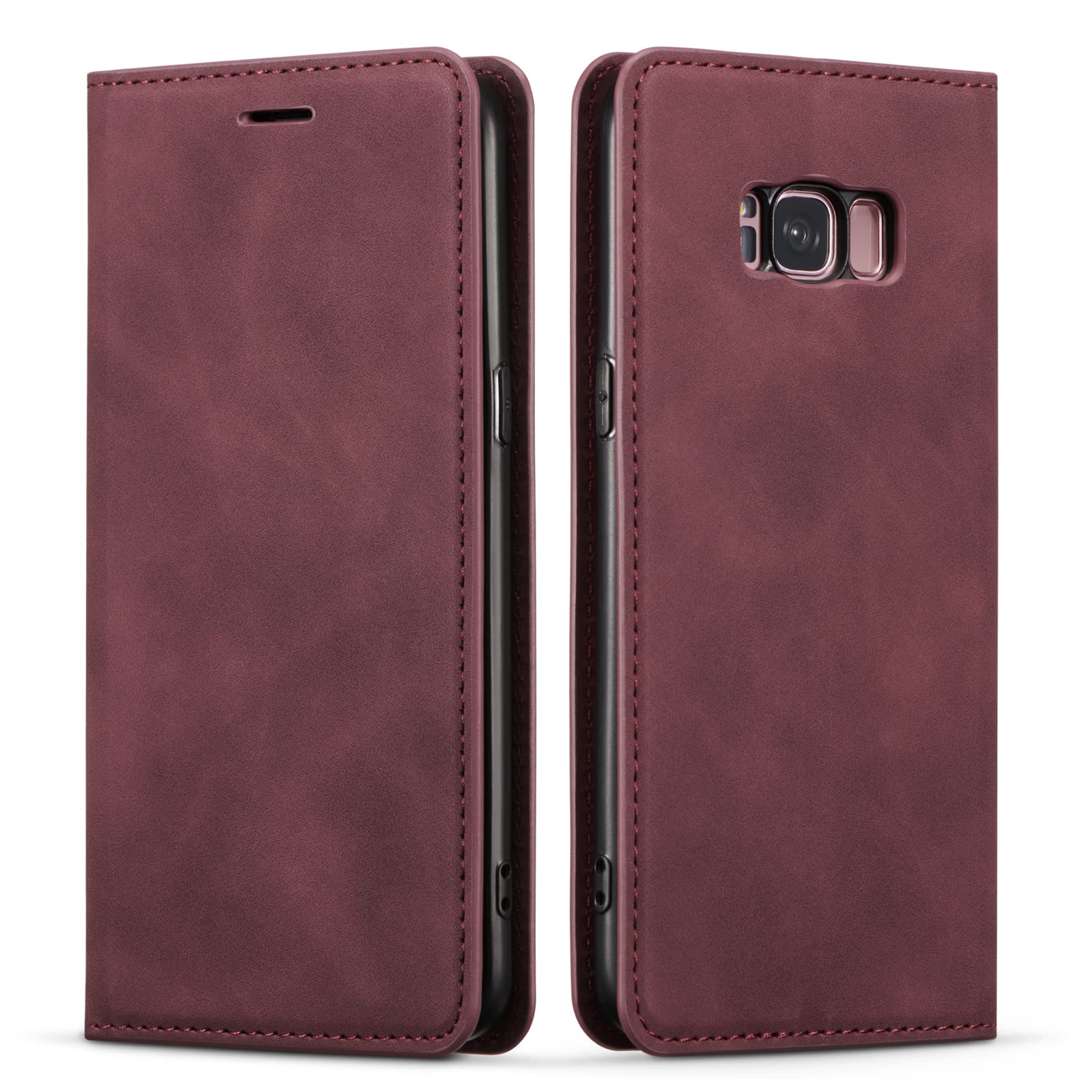 QLTYPRI Samsung Galaxy S8 Plus Case, Premium PU