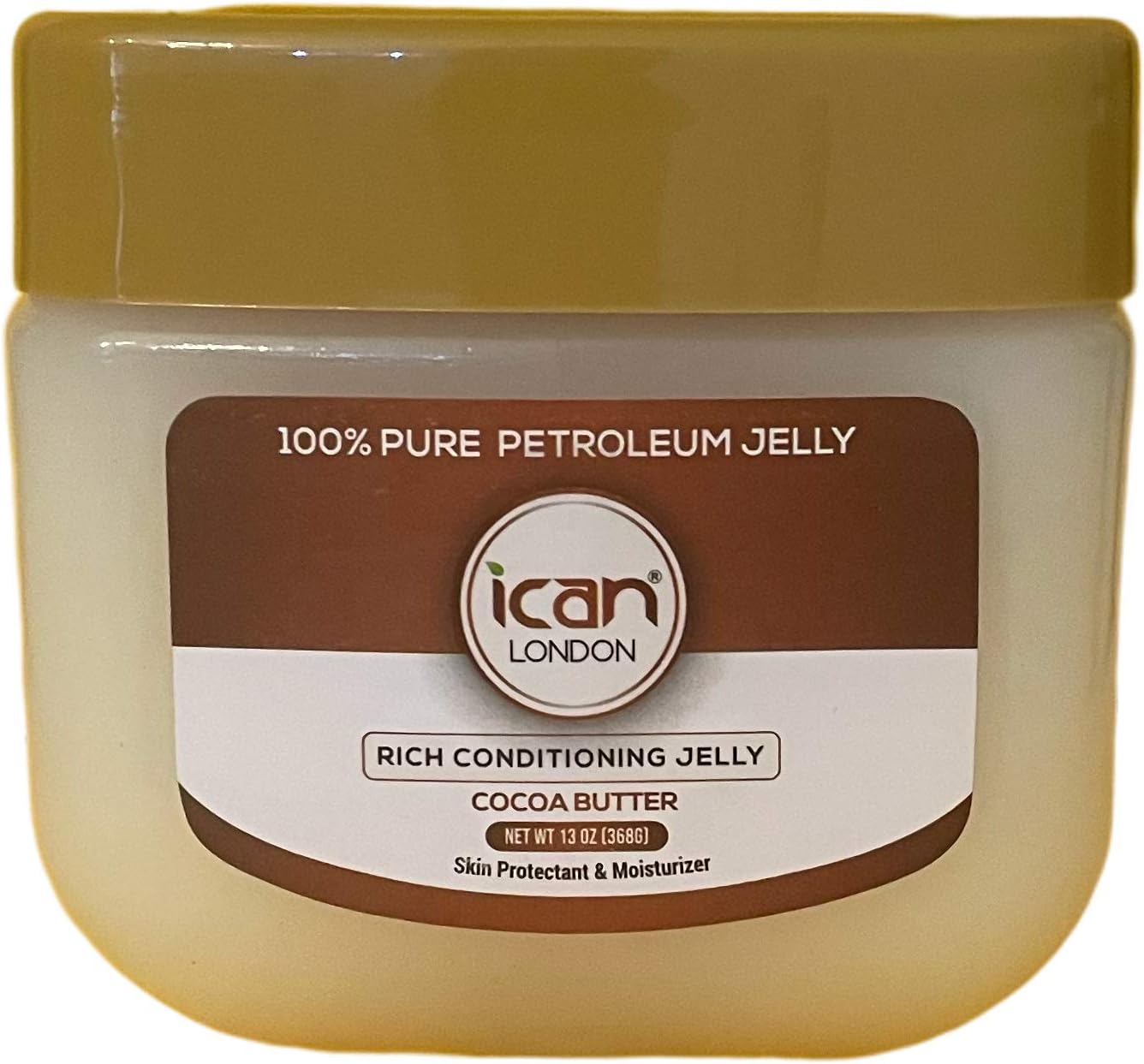 ICAN LONDON COCOA BUTTER 100% PURE PETROLEUM JELLY 368G, 368 g (Pack of 1)