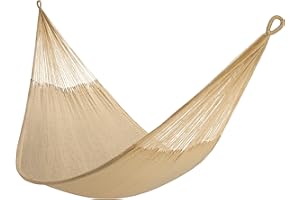 Handwoven Hammock by Yellow Leaf Hammocks - Family Size, Fits 2+ PPL, 550lb max - Weathersafe, Super Strong, Easy to Hang, Ul