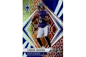 PHOENIX VITAL LIFE 2020 Panini Phoenix Fire Burst #61 Lamar Jackson Baltimore Ravens Football Card