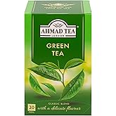 Ahmad Tea Green Tea Pure, 20-Count Boxes (Pack of 6)