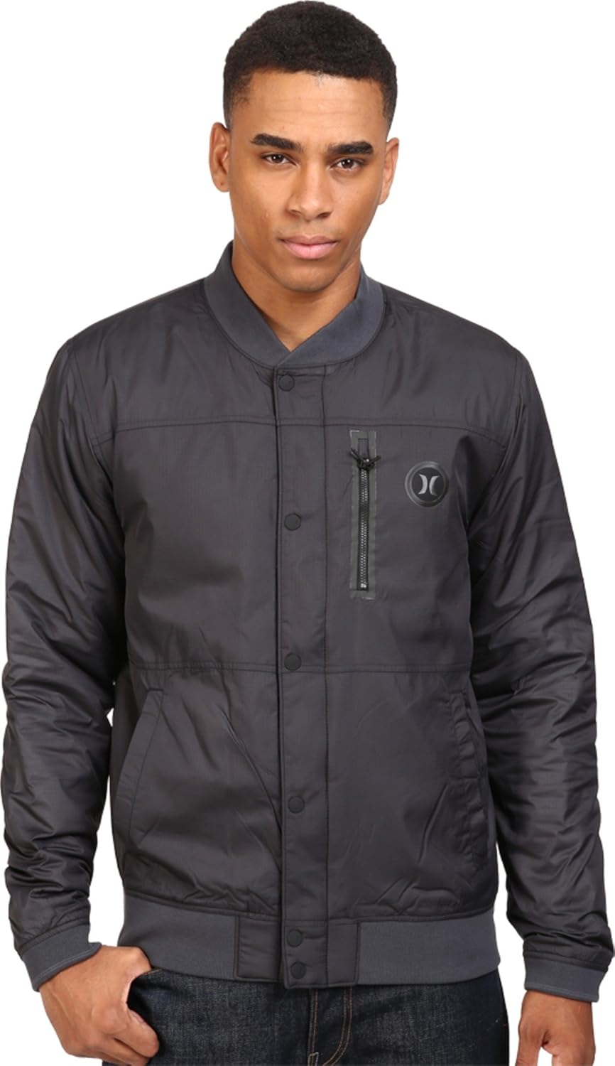 hurley bomber jacket