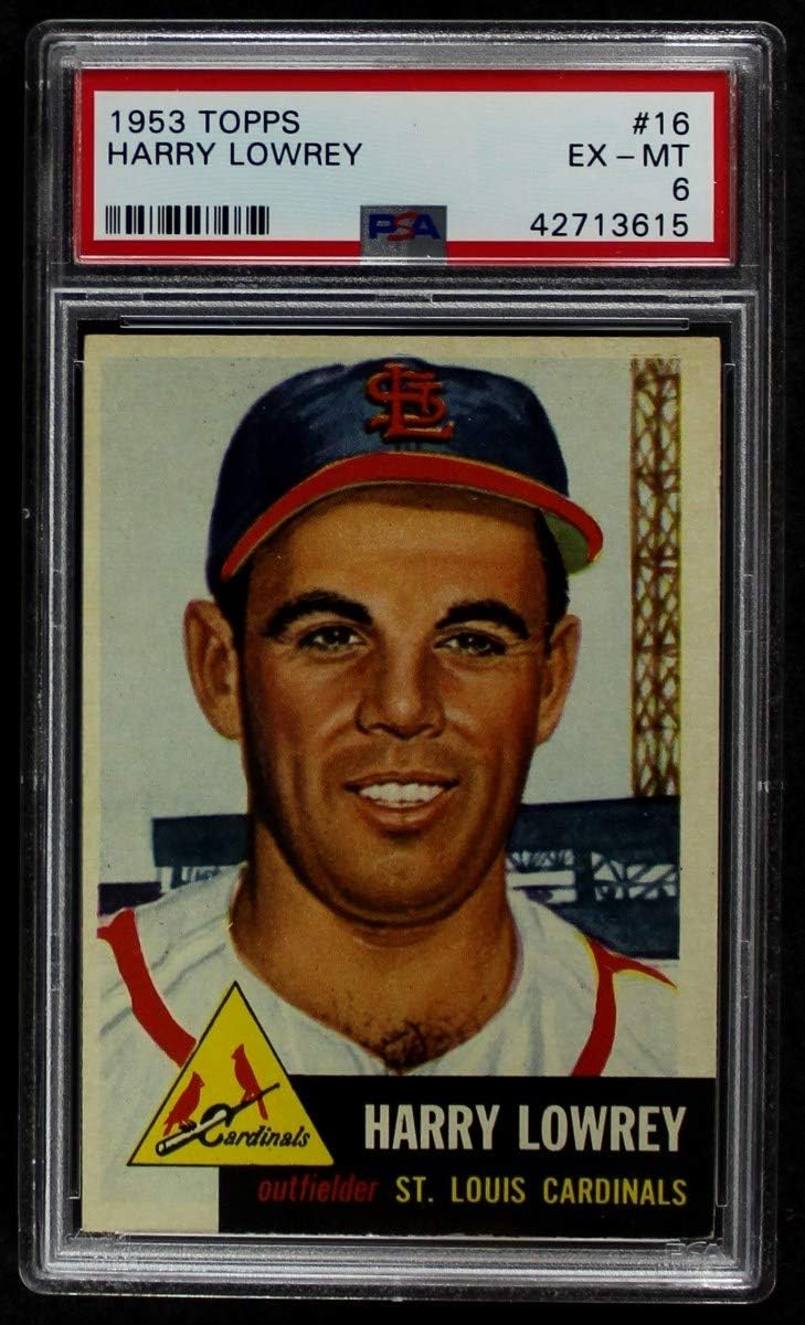 1953 Topps 16 Peanuts Lowrey St. Louis Cardinals