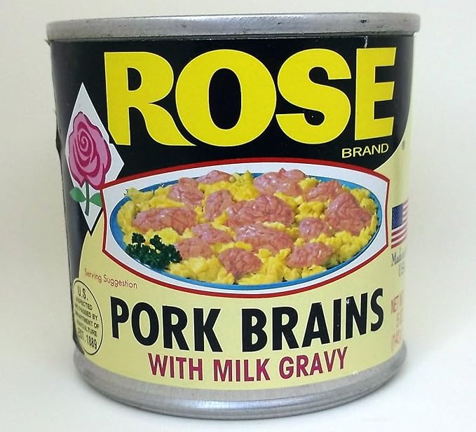 Amazon.com : Rose Pork Brains Sampler - Two (2) 5 Ounce Cans : Canned