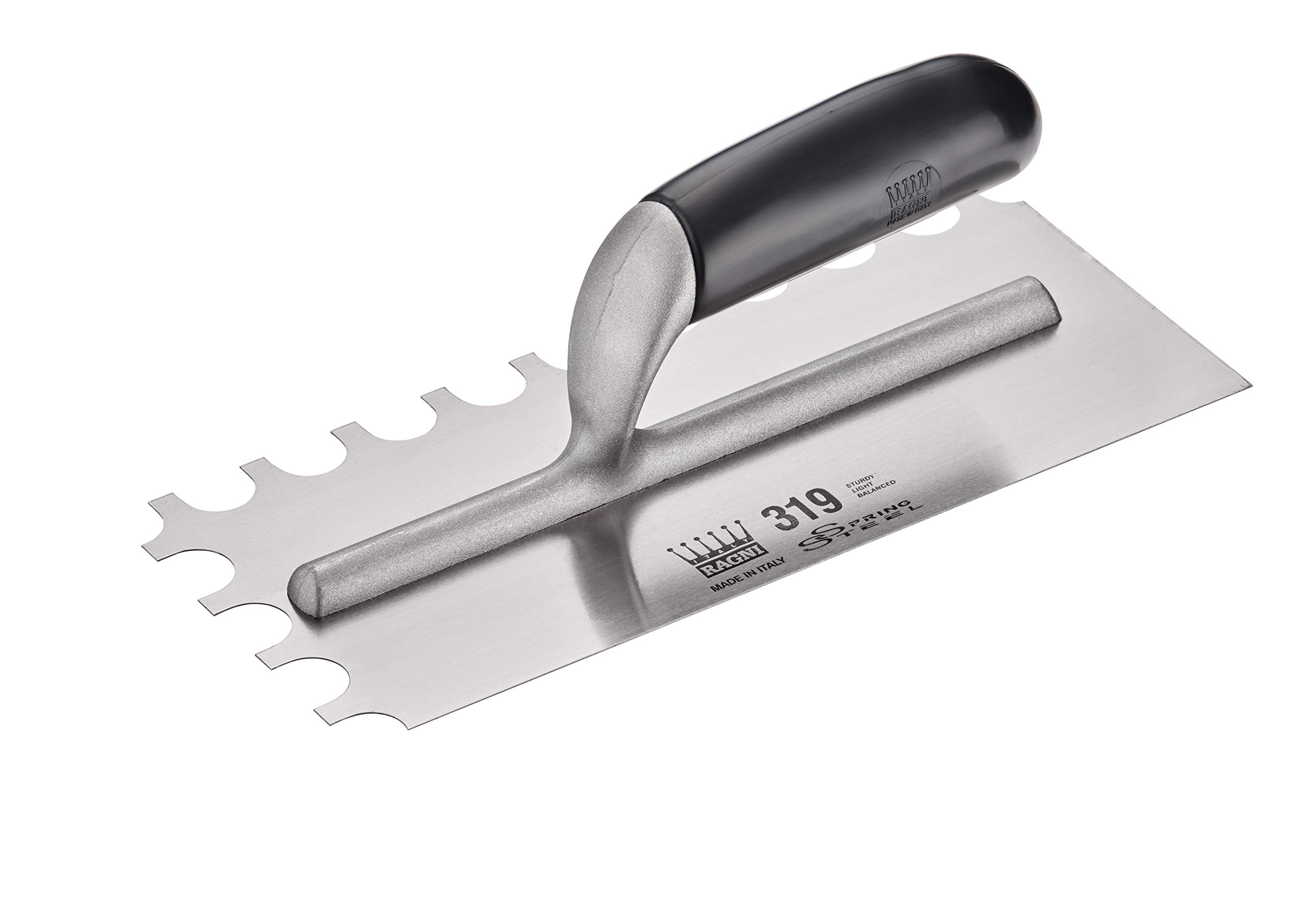 RAGNI R319-20 TILING Trowel with 20MM Serrated Blade