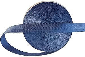 ABOKOY 1 Inch Nylon Webbing Strap 15 Yards Nylon Strap Webbing for Backpack Strap Pet Collar Indoor Outdoor Craft DIY Repair