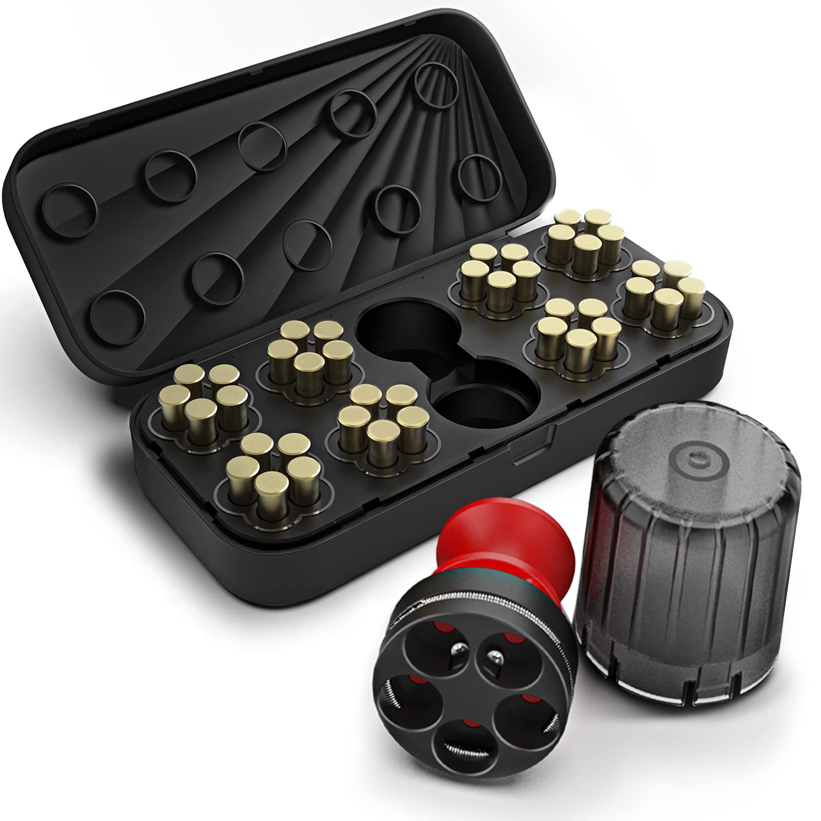 Photo 1 of Ludex 5 Shot Revolver Speed Loader for .38 Special/.357 Magnum.Fits S&W 36,37,38,40,42,49,60,340,360/Charter Arms/Taurus 85, 651, 851/Rossi 68/Ruger SP101-Loader & Block