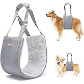 Dog Lift Harness for Large Dogs, Adjustable Dog Sling for Back Legs, Hip Support Harness to Help Lift Dogs Rear for Helps Senior, Injured, Disabled and After ACL Surgery Dogs - Large, Grey