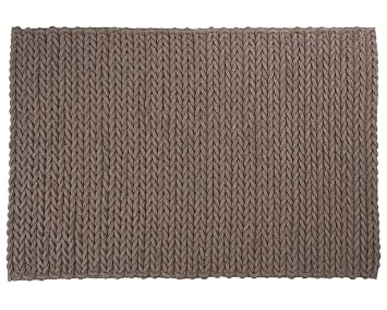 Sukhi Anil Gestrickter Teppich Graue Wollteppiche Danisches