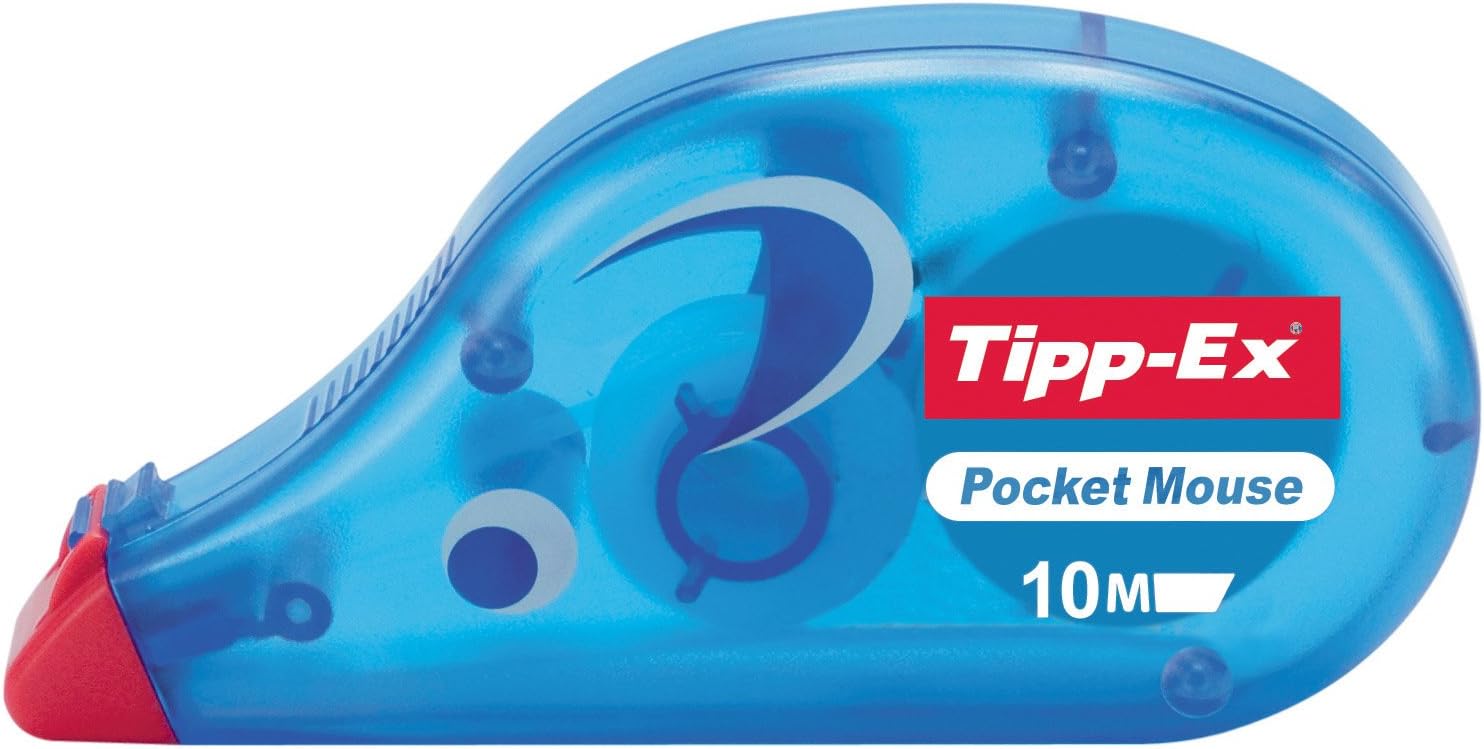 Tipp-Ex 095973 - Cinta Correctora, Azul, 4.2 mm x 10 m: Amazon.es: Oficina y papelería