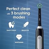 Oral-B Pro 1 X2 Electric Toothbrushes for Adults 2 Heads UK Plug Pink Black view 6