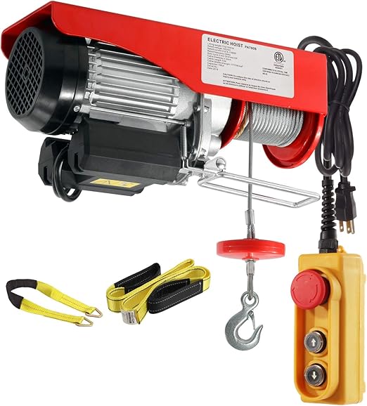 Amazon.com: Partsam 1540 libras elevador eléctrico grúa de elevación