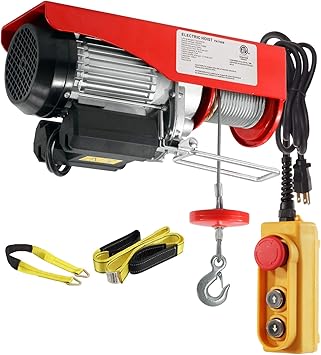 Amazon.com: Partsam 1540 libras elevador eléctrico grúa de elevación