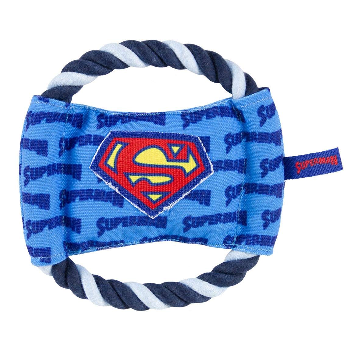 Cerdá Lifes Little Moments - For Fan Pets | Superman Dental Disc Rope - Officially Licensed By Dc Comics®