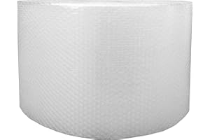 Uboxes Small Bubble Cushioning Wrap 3/16", Perforated Every 12" with Core (Small - 175' x 12")
