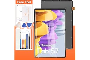 THIRDPOLE Screen Replacement for Samsung Galaxy Tab S7 LCD Display SM-T870 SM-T875 SM-T876B Touch Screen Digitizer Full Assembly,with Tools(Black)