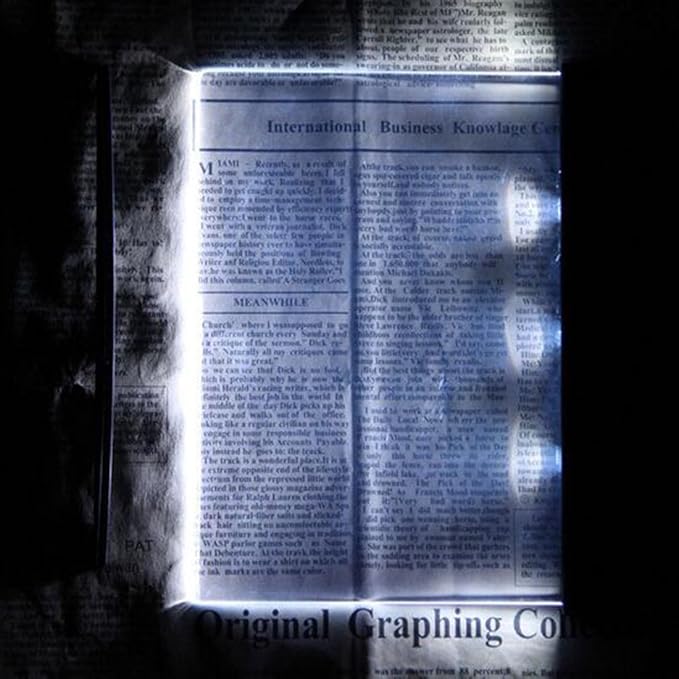 luz led de lectura de libro placa plana