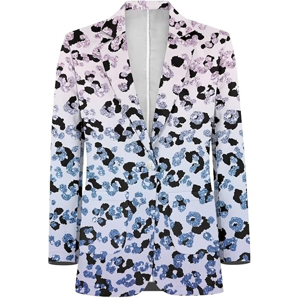 Renewold Brown Cow Print Lightweight Sport Coats Suit Tops for Men