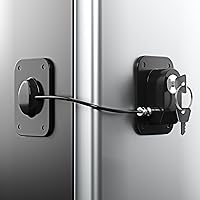 thumbnail interactive-video image 1 of Hotop Cabinet Locks 4 Pack - Self Adhesive Fridge Locks For Child Proofing & Safety 1 of 9
