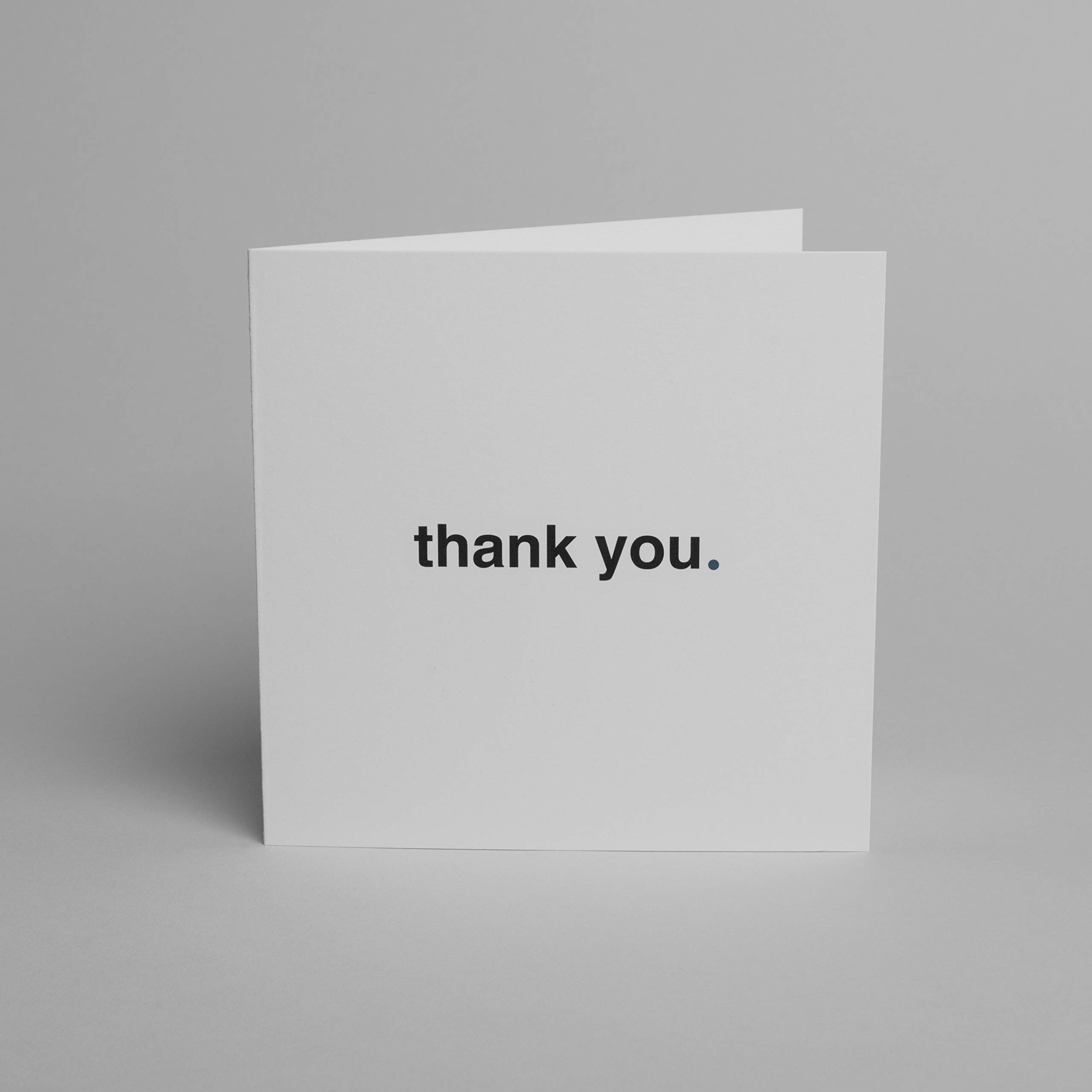Blake Note Cards - Thank You Cards (150 x 150mm) - Pack of 10 - Premium Quality 330GSM - Luxury & Minimalistic Cards - Appreciation Cards & Envelopes - Thanking You/Gratitude Cards (NCC1300/10)