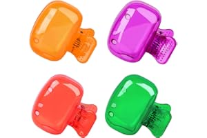 Eaezerav 4 Pack Toothbrush Covers Caps, Toothbrush Protector Toothbrush Coverings Clips Portable Plastic Toothbrush Head Case for Travel, Business, Camping, School, Home