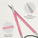 KnitPro Zing Fixed Circular Needles 40inch 100cm 6.50mm view 2