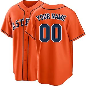 Custom Personalized Baseball Jersey – Team Button Uniforms for Men Women Youth