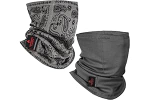 LANLFY Flame Resistant Face Mask for Men FR Neck Gaiter Headwear Covering CAT HRC 2 ARC Flash Protector Welding Accessories