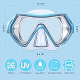 Findway Kids Snorkel Mask 180° View Anti Fog No Leak Diving Goggle 5-16 view 2